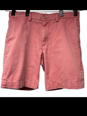 Polo Ralph Lauren Men’s Size 33 Red Pink Chino Shorts 9” Inseam Preppy Classic